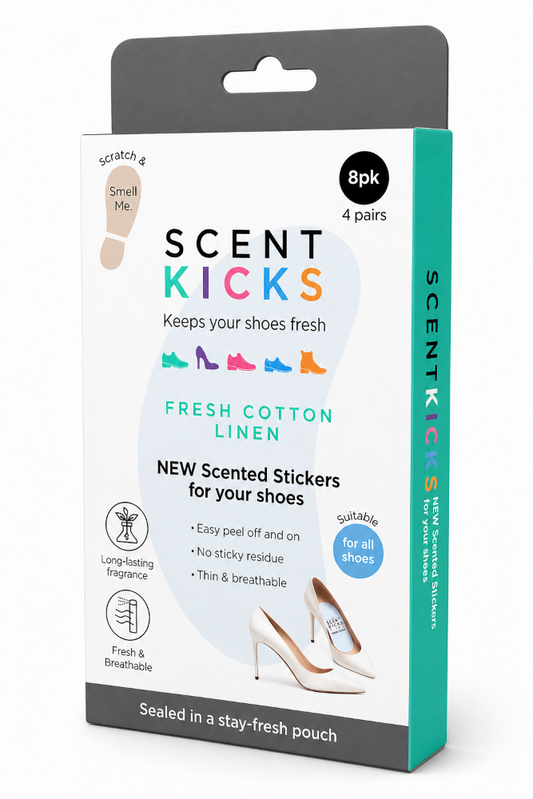 Scent Stickers™ Fragrant Liners | Fresh Cotton Linen 8 Pack | 4 Pairs