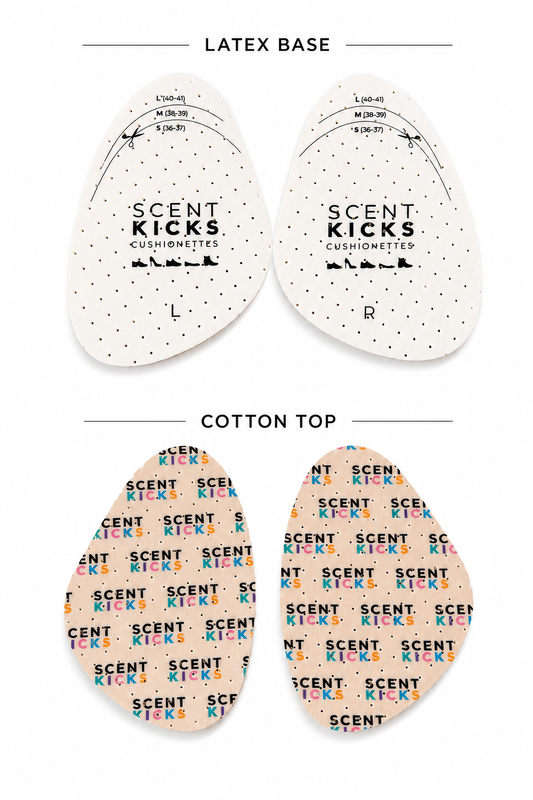 Scent Cushionettes™ Half Soles for Heels | Vanilla & Caramel | 1 Pair
