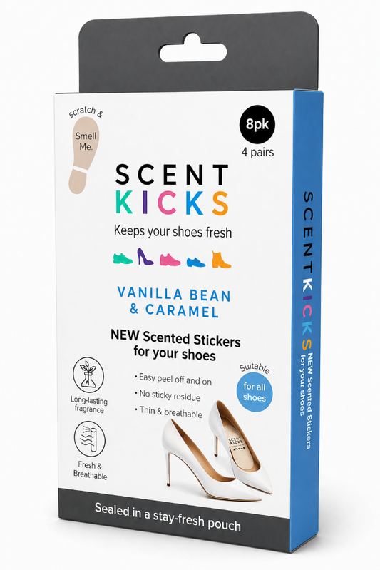 Scent Stickers™ Fragrant Liners | Vanilla & Caramel 8 Pack | 4 Pairs