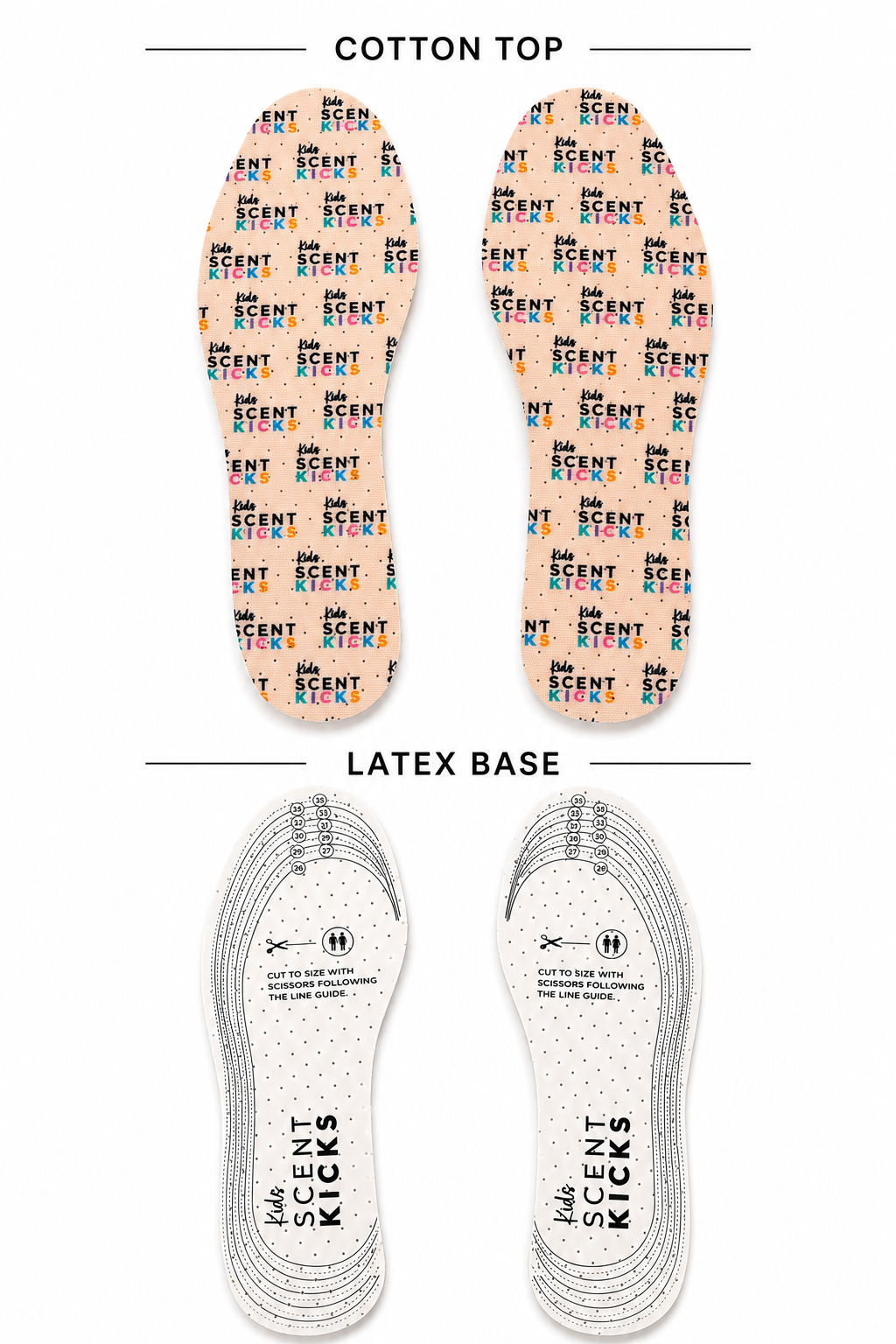 KIDS Scent Soles™ Cushion Comfort Vanilla & Caramel | 1 Pair