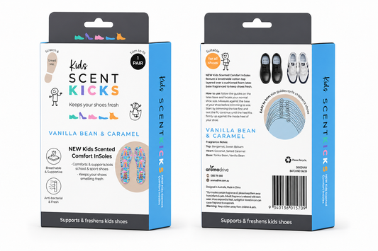 KIDS Scent Soles™ Cushion Comfort Vanilla & Caramel | 1 Pair